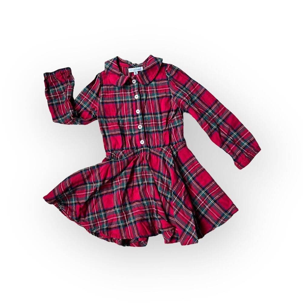 Holley and Sage Plaid Flannel Button Front Twirl